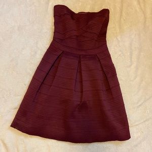 Express Maroon formal dress